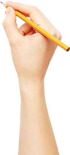 手拿笔