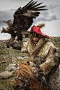 Mongolia:  "Gung-Ho!"  Man On Horseback ~ With His Eagle.          (Photo By: LisaVaz.) #SocialFoto.