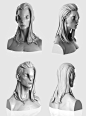 Creature - bust, Taissia ABDOULLINA : A bust shot of the Berserker sculpt, while I'm working on the rest of the body.