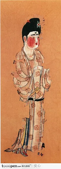 古代人物-唐朝女性贵族画