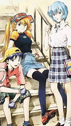 求嗣丽香三人壁纸_看图_eva吧_百度贴吧