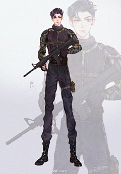 愉愉采集到动漫服装参考