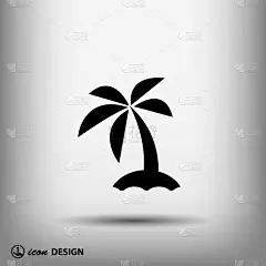 岛上有树象形文