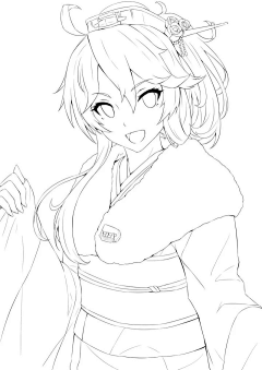 是花居居啊采集到手绘·线稿