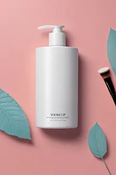 整套美妆化妆品包装样机模型