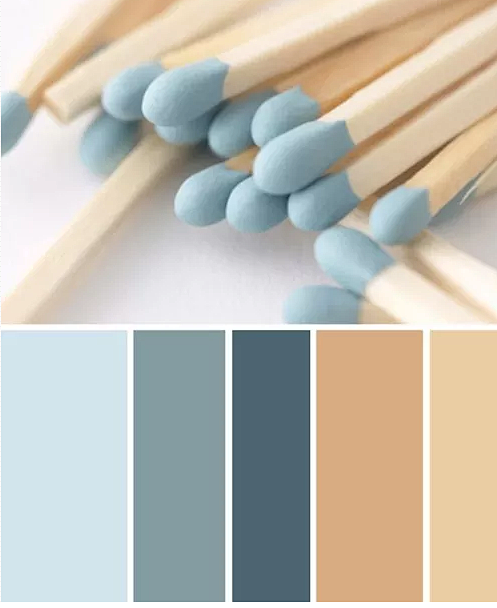 莫兰迪色系—蓝灰
