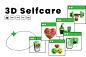 Selfcare 3D Icon Pack