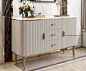 [Hot Item] Professional Customize Golden Stainless Steel Furniture Metal Coating Furniture : Material: Metal Style: Modern Shape: Customized Back Height: Not Applicable Seater: Flexible Use Seat Thickness: Not Applicable