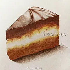 彩铅 手绘 美食 插画