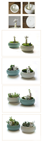 原创设计陶瓷制品纯手工制作 萌物长颈鹿陶瓷花盆超有爱生日礼物-淘宝网