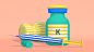 Refinery29 - Animated GIFs : This set of animated GIFs were created to accompany an online article for Refinery29 on the research currently being carried out on a variety of psychedelic drugs in treating mental illness. The drugs visualised included LSD, 