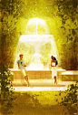 【插画师Pascal campion插画作品欣赏】
Pascal Campion，法裔美国人，插画师，目前居住在旧金山。画风简单但却十分感人，以轻盈温软的笔触勾画出充满温馨浪漫的画面，每一张都充满着作者浓浓的情感，饱含着现代都市的优雅，少男少女间的浪漫，家庭的温馨，以及自然间的童真与快乐，总有一张能让你找到自己的影子。 ​​​​
