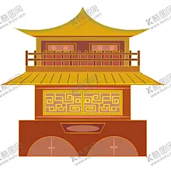 古风建筑 【酷图网】古风建筑,手绘插画,卡通,古风,建筑,中国风,古风插画,设计,城墙,古建,海报,渐变,金色,山,矢量,素材,图案,祥云,宣传,城门,手绘