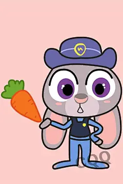 《疯狂动物城》朱迪卡通头像手机壁纸