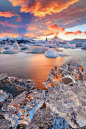 Jökulsárlón, Iceland  (by Edwin Martinez)