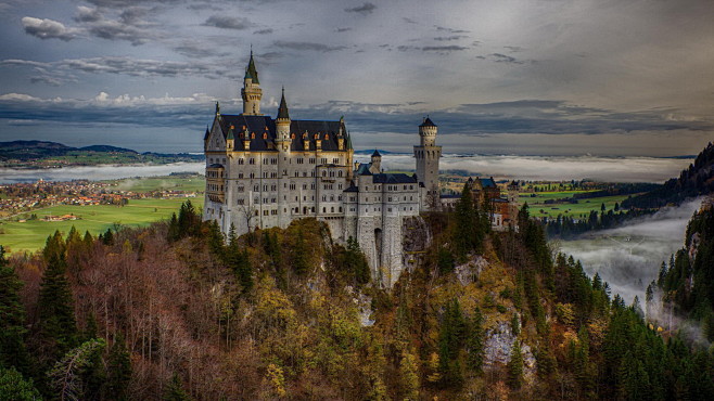 德国新天鹅堡城堡图片壁纸