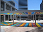 Canopy by Liam Gillick in downtown Clayton, MO.       -------      (photo from Saint Louis Front Page... http://www.slfp.com): 