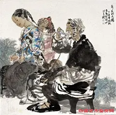 「中国现当代书画名家」张春新｜呼唤回归关注现实生活