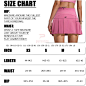 Amazon.com: Purentire Red Tennis Skirt for Women, Women's Sport Golf Athletic Running Workout Daily Casual Lightweight Trendy Skorts with Back Pockets,Pink S : 服装、鞋靴和珠宝饰品