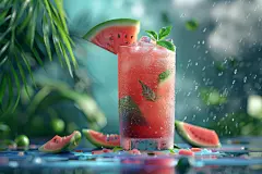 盛夏美味西瓜冰饮