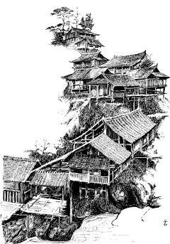 QISUE采集到Scenery sketch