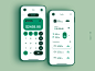 Daily UI✨:: 004 concept ui library dailyuichallenge ui art direction ui  ux design green design dailyui app practice