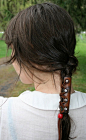 leather braid holder: 