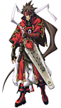 Sol Badguy from Guilty Gear 2: Overture