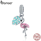 bamoer-2020-Summer-New-Pink-Enamel-Flamingo-Pendant-Charms-for-3mm-Snake-Bracelet-or-Necklace-925.jpg (800×800)