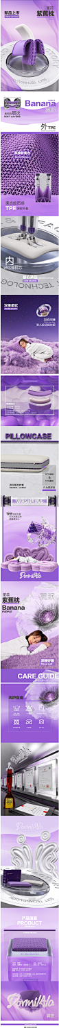 【新品首发】翼眠深睡格子枕面包款TPE无压记忆棉枕护颈椎睡眠枕-tmall.com天猫