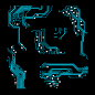 蓝色科技电路板质感线条数字元素AI矢量EPS设计素材【可下载】