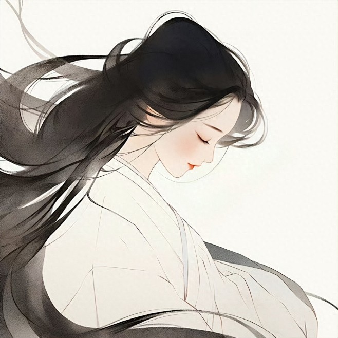 「东方美人」中国风女生头像，绝代有佳人-...