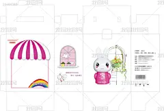 跑跑兔儿童故事机包装彩盒设计