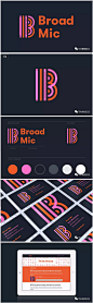 【Broad Mic充满活力的视觉设计】<br/>一个公司的颜值是从企业VI开始的~