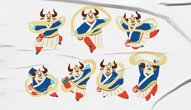 艺鼎设计武功牛，“武林盟主”开武侠风面馆logo设计和VI设计设计作品