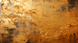 4K金色油漆金漆做旧颜料墙面涂抹肌理纹理背景底纹JPG图片素材
