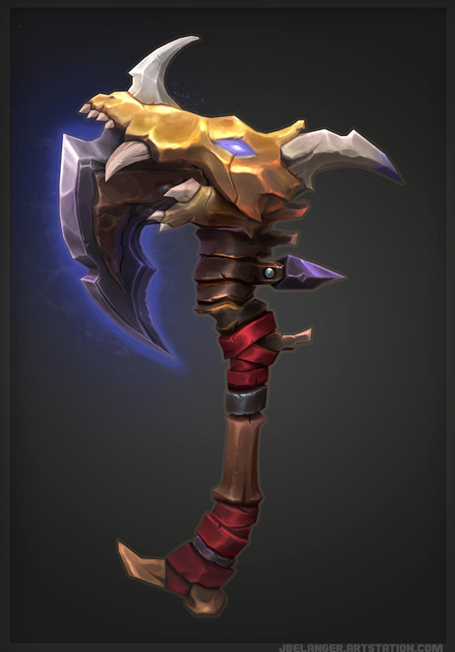 Dragon Skull Axe, Jo...