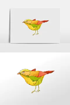 国潮动物小鸟喜鹊