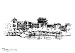 花心轻触窈窕采集到钢笔画
