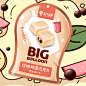 大气球珍珠奶茶巧克力58g日本夹心网红休闲进口零食袋装纯可可脂-tmall.com天猫