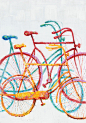 Bike Rack Wall Decor - modern - Paintings - Moe's Home Collection