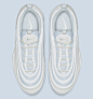 #KIKSGirl# Nike Air Max 97 新配色，以白色与浅蓝色打造清新鞋款，预计将在下月发售@NikeSportswear ​​​​