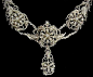VICTORIAN Seed Pearl Bridal Necklace, c. 1850: 