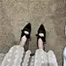 经典马丽珍赫本透气网纱蝴蝶结单鞋 : 一直可以穿到夏天的一款美美鞋哦，推荐推荐哦