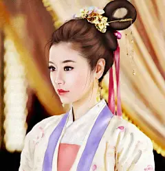 《倾世皇妃》林心如。 #影视经典剧照# #古装美人# #梦回古代# #插画美人# @予心木子