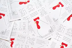 鼠年将至，看看海内外鼠一鼠二的贺卡设计吧！ : 贺卡上的小老鼠们，全都那么精精致致、可可爱爱！