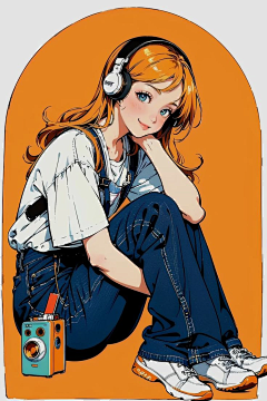 海洋西蓝花采集到AIGC插画风格