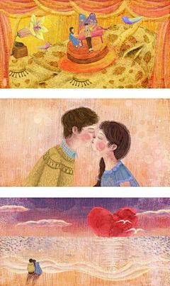 江苏卫视《我们相爱吧》宣传片插画