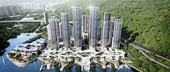 优秀方案 | 盐田旧墟镇城市更新项目 / gmp+中建东北院+Lab D+H : 城海交汇、港城融合。深圳现代立体的，文化、旅游和生态于一体的特色新名片!