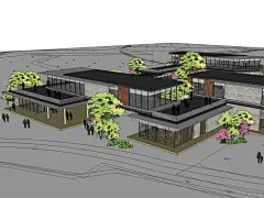 驿站，现代风格，两层 - archgo.cn